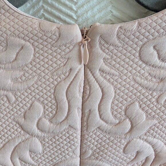 Bebe Addiction Dusty Rose Bejeweled Bodycon Mini Dress Long Sleeve Size XXS - Picture 10 of 12